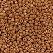 Glasperlen rocailles 11/0 (2mm) Honeycomb brown